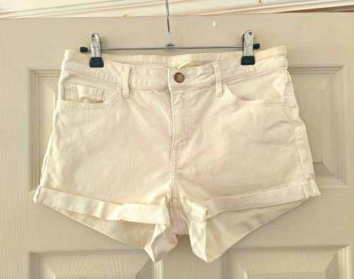 Women white denim - h&m,