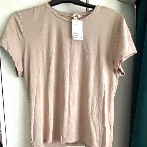 Women beige solid crew - h&m, women’s