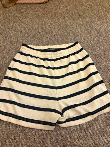 Cream black striped - cream, knit