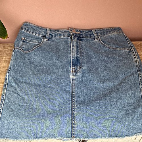 Women blue denim mini - h&m,