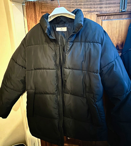Boys black puffer jacket - boys,