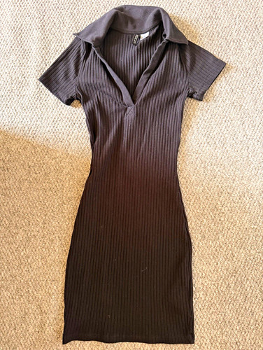 Divided black ribbed - divided,