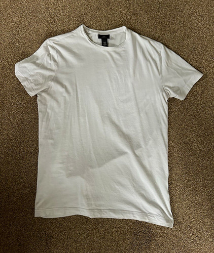 Men white solid crew - solid,
