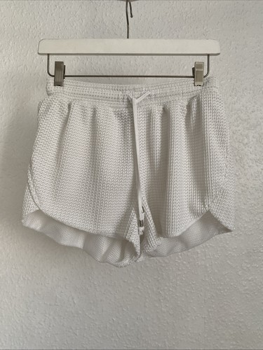 Shorts white summer basic - white,