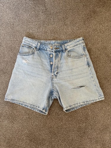 Blue denim shorts - h&m,