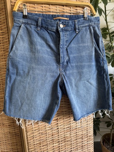 Uni shorts denim - h&m, frayed