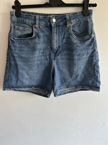 Women blue denim shorts - h&m,