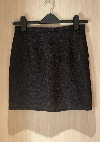 Black textured brocade - h&m,