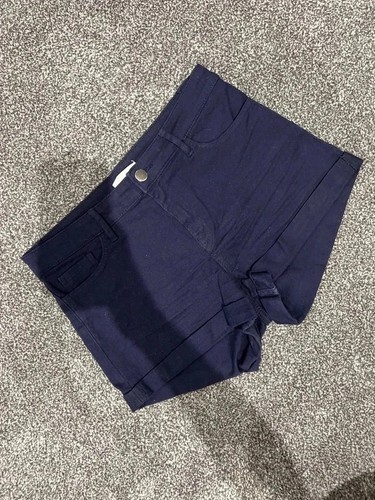 Navy blue twill - navy, shorts