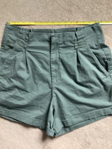 High waisted khaki - high, green