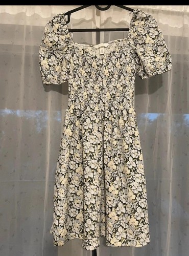 Floral print summer dress - print,