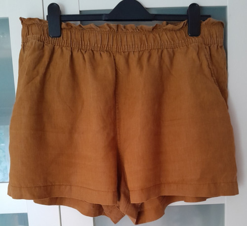 Linen shorts brown - h&m,,