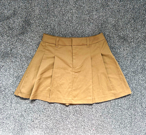 Beige pleated mini - pleated,