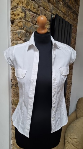White short sleeve fitted - h&m,