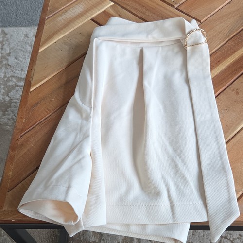 Women white pleated - h&m,