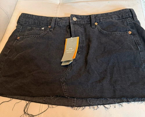 Women black cotton denim - black,
