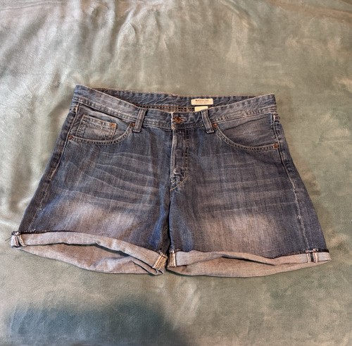 Boyfriend fit denim blue - denim,