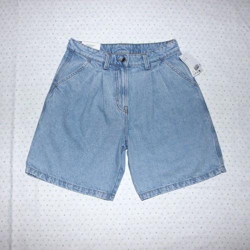 Light blue bermuda pleated - h&m,