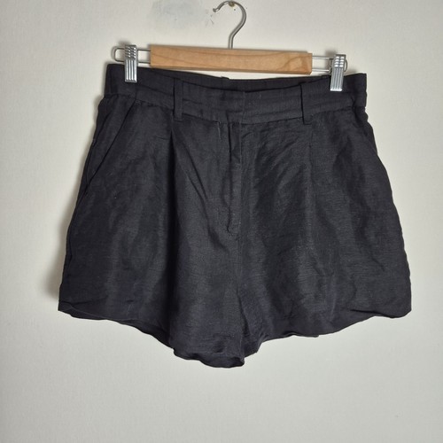 Size black linen blend - s,