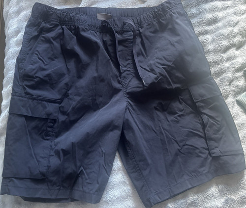 Men navy chino shorts - navy,