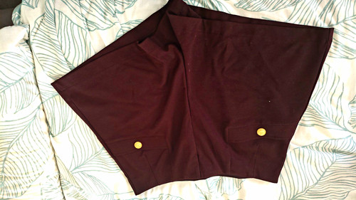 Burgundy shorts size m - burgundy, mid