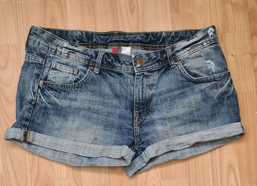 Divided denim shorts low - h&m,