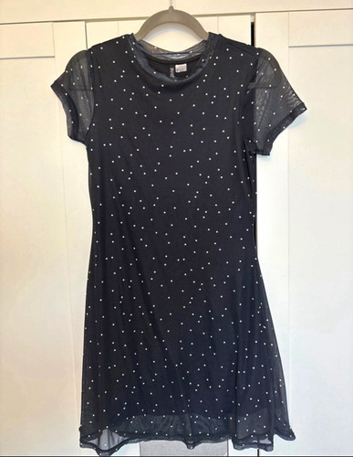Black white polka dot - black,