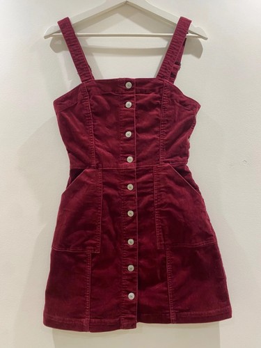 Ladies burgundy corduroy - h, m