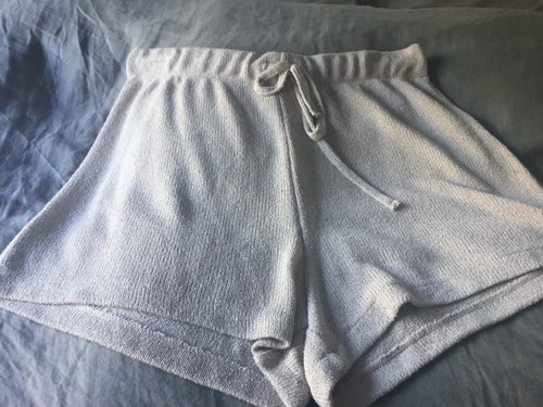 Beige knit shorts size - knit,